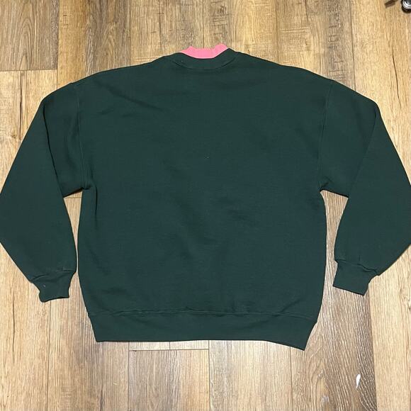 Vtg Super Sweats Jerzees Hummingbird Embroidered Grandma Sweatshirt XL USA 80/90 - Picture 4 of 6